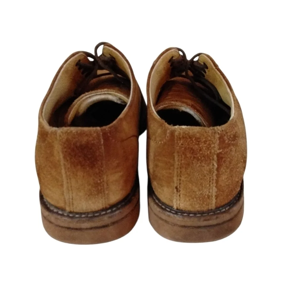 FRYE Tyler Oxfords Brown Suede Lace Up Shoes Men's Size 8.5